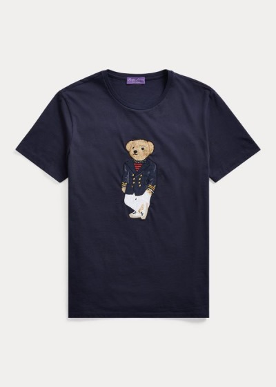 Men's Ralph Lauren Polo Bear Jersey T Shirts | 260935ZOK